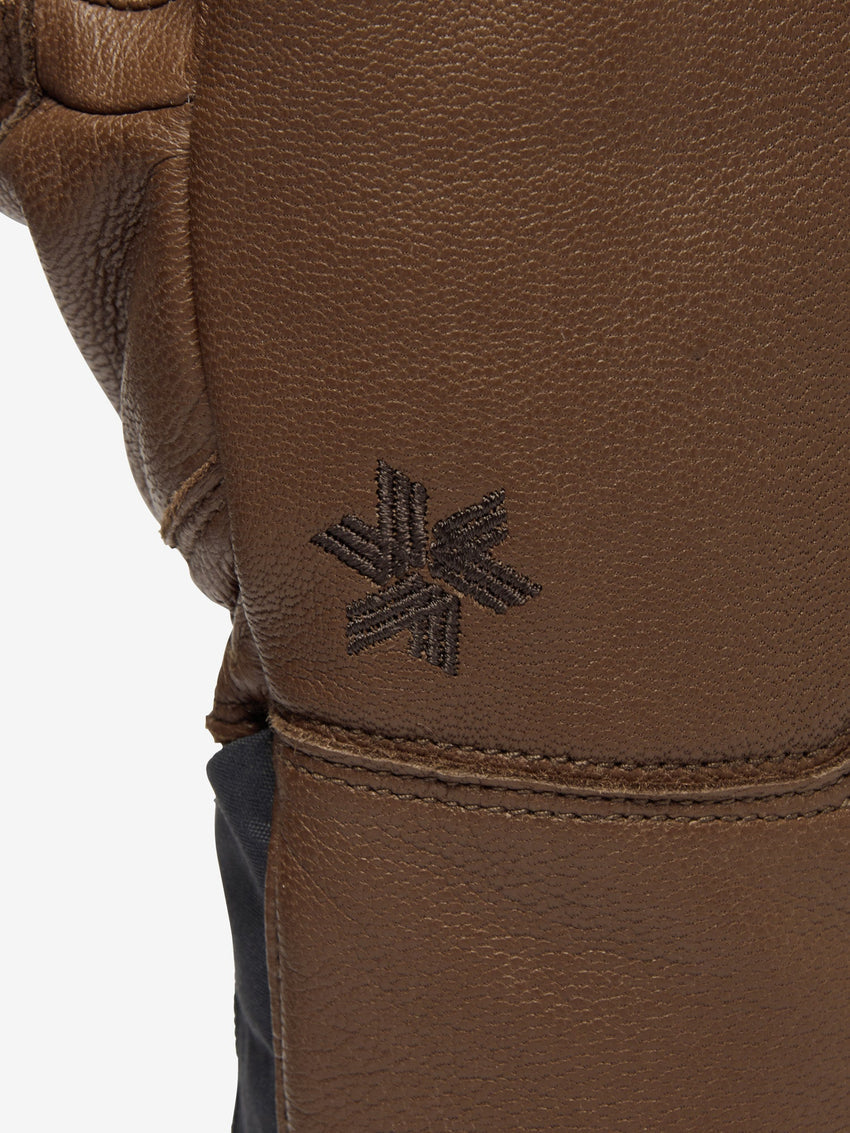 Leather 3-finger Formfitting Gloves