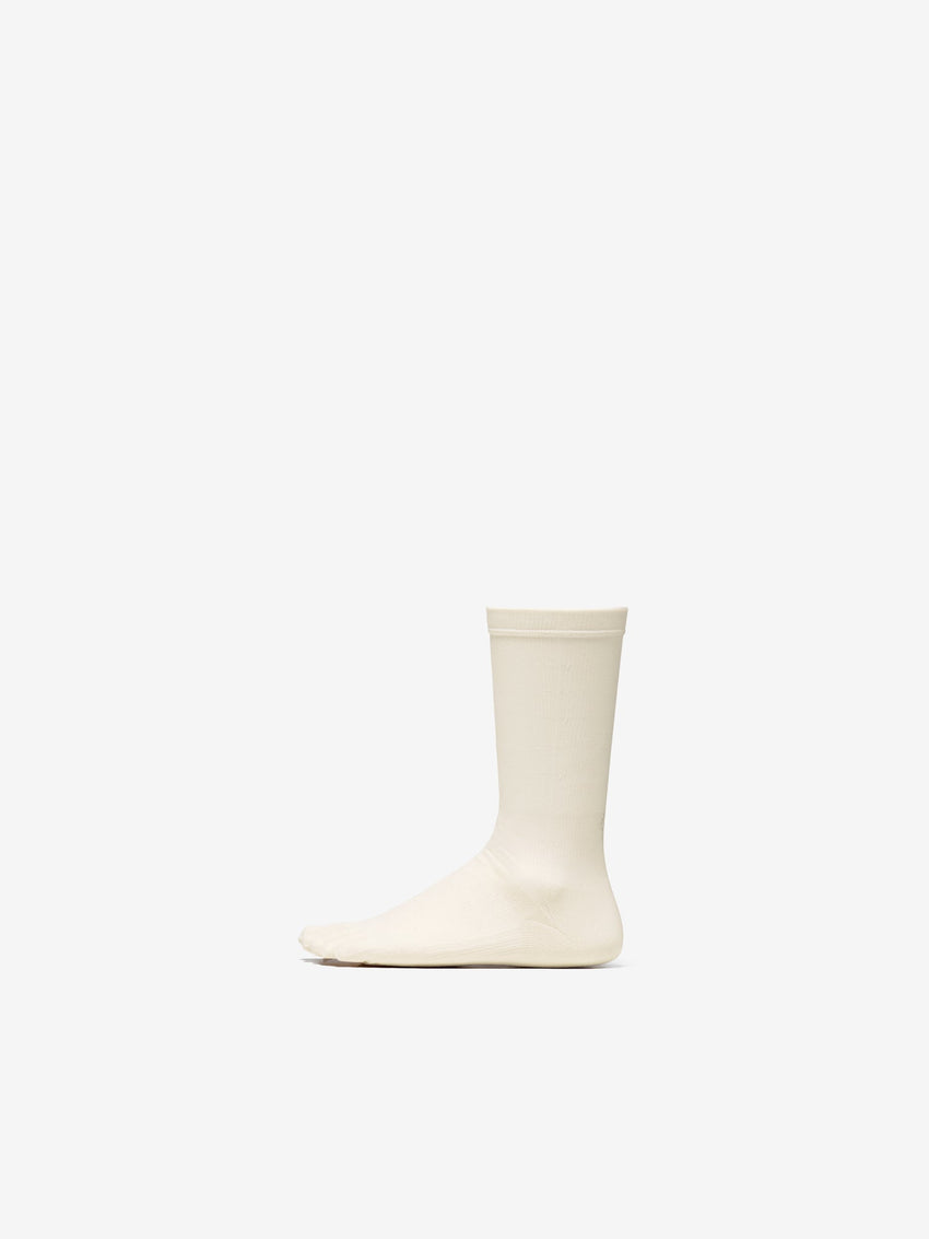 Paper Fiber 5-toe Mid Cut Socks