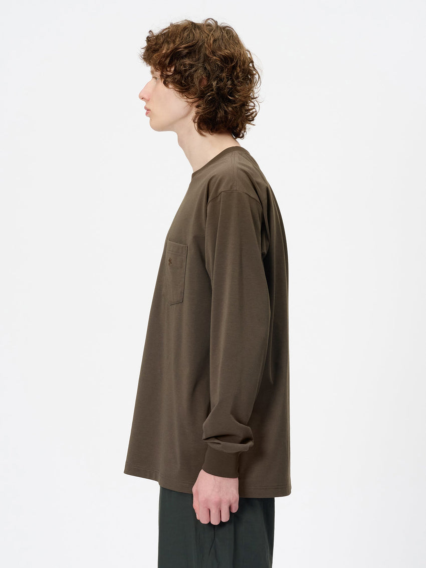 Oversized Pocket L/S T-shirt