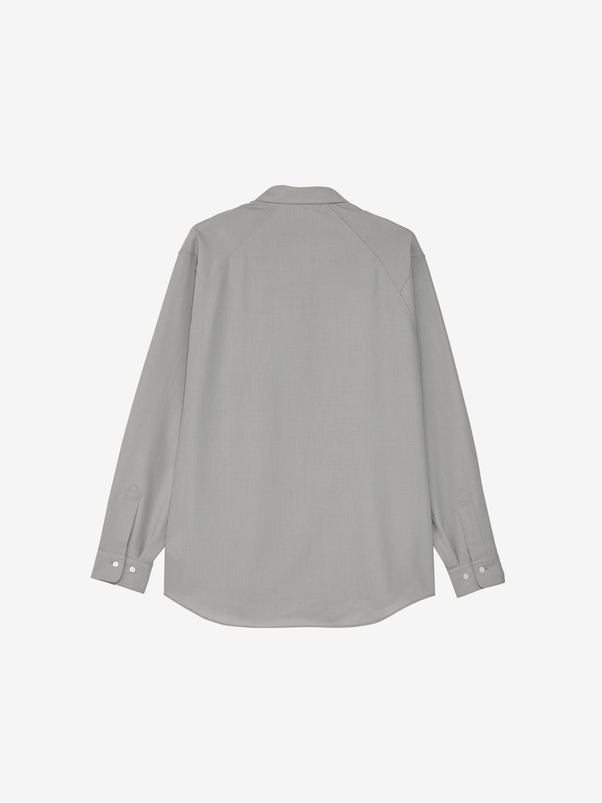 High Twisted Wool Relax Shirt