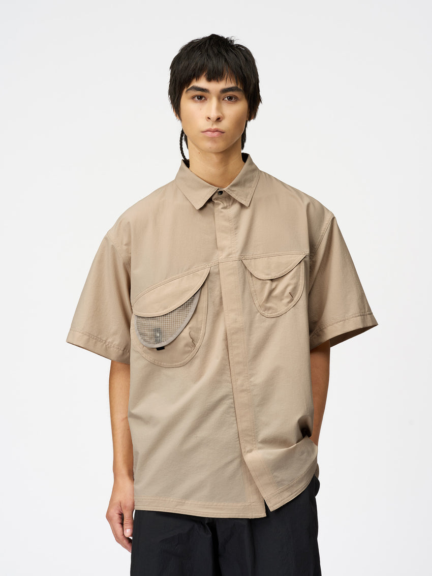 Goldwin 0 S/S Asymmetric Camp Shirt