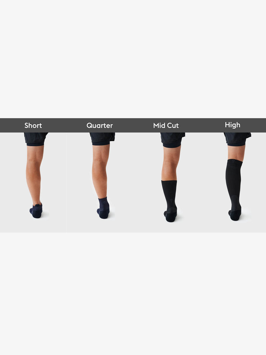 Paper Fiber Arch Support Ankle Socks